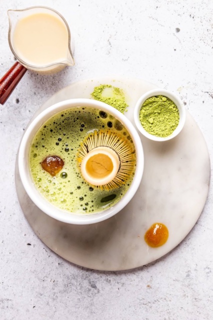 Honey Matcha Latte